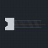 Śruba z łbem kulistym imbusowa ISO 7380 M8x140