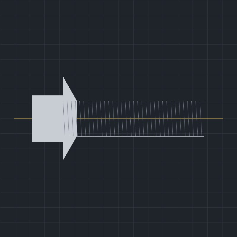 Śruba z łbem sześciokątnym kołnierzowa DIN 6921 M6x70
