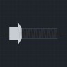 Śruba z łbem sześciokątnym kołnierzowa DIN 6921 M16x70