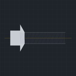 Śruba z łbem sześciokątnym kołnierzowa DIN 6921 M20x65