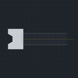 Śruba imbusowa z niskim łbem walcowym DIN 7984 M10x140