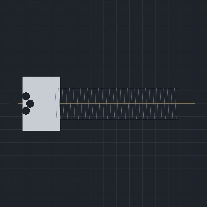Śruba z łbem walcowym Torx ISO 14583 M20x90