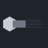 Śruba konstrukcyjna HV DIN 6914 M12x16