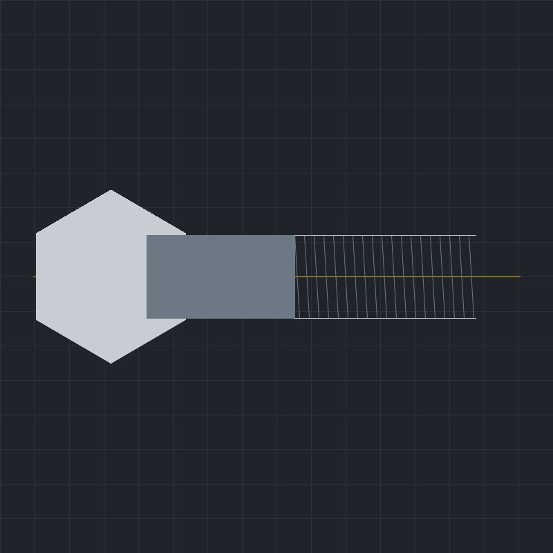 Śruba konstrukcyjna HV DIN 6914 M12x60