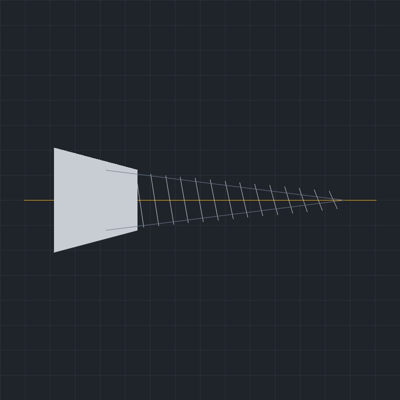 Wkręt do drewna z łbem stożkowym DIN 97 M8x100