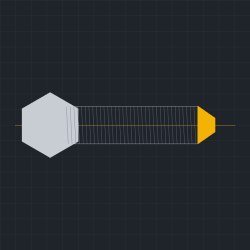 Wkręt samowiertny do blachy DIN 7504 M3x40