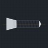 Wkręt do blachy z łbem kulistym DIN 7983 M8x90