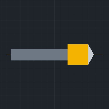 Kołek rozporowy metalowy DIN 8539 M16x200
